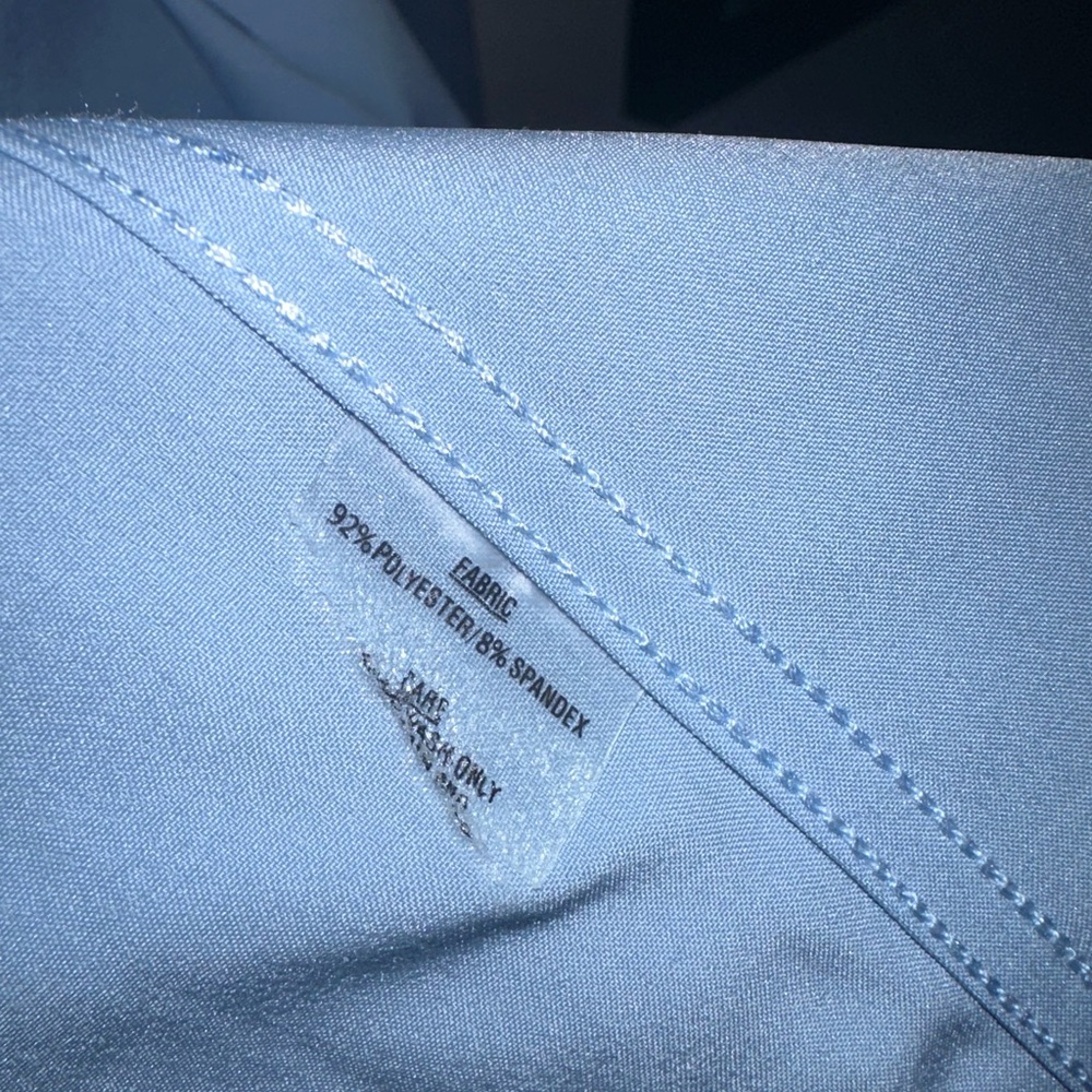 Performance Light Blue Men’s Button-Down Shirt - image 5